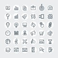 SEO icons set