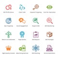 SEO & Internet Marketing Icons - Set 4 | Colored S