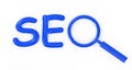 SEO letter sign with magnifier