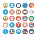 SEO and Marketing Colored icons Icons 4