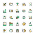SEO and Marketing Colored Vector Icons 6