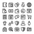 SEO and Marketing Vector Line Icons 1