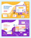 Seo Optimization Increase of Conversion Website Royalty Free Stock Photo