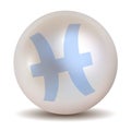 Pearl - light blue HOROSCOPE SIGNS OF THE ZODIAC Pisces 20 February - 20 March