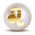 Pearl - Gold HOROSCOPE SIGNS OF THE ZODIAC Leo 21 July - 19 August