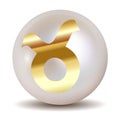 Pearl - Gold HOROSCOPE SIGNS OF THE ZODIAC Taurus 21 April - 20 May