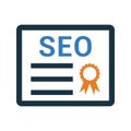 SEO qualifications icon