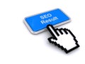 seo result button on white Royalty Free Stock Photo