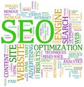 Seo search engine optimization Royalty Free Stock Photo
