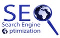 SEO Search Engine Optimization illustration Royalty Free Stock Photo