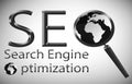 SEO Search Engine Optimization illustration Royalty Free Stock Photo