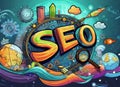 SEO Search Engine Optimization - Image Royalty Free Stock Photo