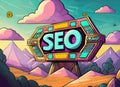 SEO Search Engine Optimization - Image Royalty Free Stock Photo