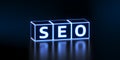 SEO Search Engine Optimization Marketing Web Traffic Internet Business Technology Concept Royalty Free Stock Photo