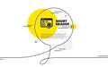 Seo statistics icon. Search engine certificate sign. Vector