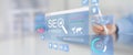 SEO Strategy Development and Digital Marketing Analytics Technology Concept Royalty Free Stock Photo