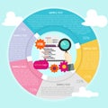 SEO Tag Optimation Infographic Royalty Free Stock Photo