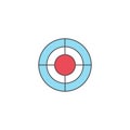 SEO target bullseye symbol, Successful Business