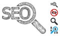 Seo Tool Web Vector Mesh Illustration Royalty Free Stock Photo