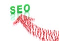 SEO traffic concept