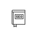 SEO Training line icon