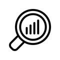 Seo vector line icon. Technology and social media online communication and website development. SEO advertisement idea with money