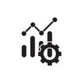 SEO web marketing analytics icon. Search Engine Optimization symbol template for graphic and web design collection logo Royalty Free Stock Photo