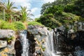 Seogwipo Sojeongbang Waterfall in Jeju Island, Korea Royalty Free Stock Photo