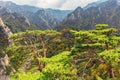 Seorak fall view in the morning light, Seoraksan National Park Royalty Free Stock Photo