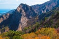 Seoraksan mountain range