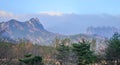 Seoraksan mountain range of South Korea