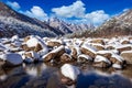 Seoraksan mountains is covered by snow in winter,Korea. Royalty Free Stock Photo