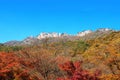 Seoraksan National Park in autumn