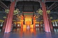 Seoul Changdeokgung Palace - Emperor seat Royalty Free Stock Photo