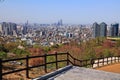 Seoul city from Namsan Park