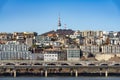Seoul cityscape on a sunny day clear sky background