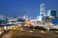 Seoul Dongdaemun Gate and Traffic in Seoul, South Korea Royalty Free Stock Photo