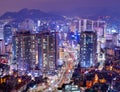 Seoul Gangnam District Royalty Free Stock Photo