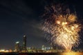 Seoul International Fireworks Festival Royalty Free Stock Photo