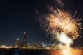 Seoul International Fireworks Festival Royalty Free Stock Photo