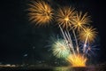 Seoul International Fireworks Festival Royalty Free Stock Photo