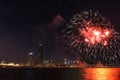 Seoul International Fireworks Festival Royalty Free Stock Photo