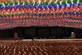 Seoul, Korea-April 26, 2017: Lanterns at Bongeunsa temple Royalty Free Stock Photo