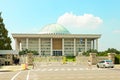 SEOUL, KOREA - AUGUST 14, 2015: National Assembly Proceeding Hall - South Korean capitol - located on Yeouido island - Seoul, Sout Royalty Free Stock Photo