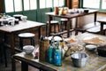 Old restaurant at The National Folk Museum in Seoul, Korea