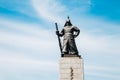 Admiral Yi Sun-Shin statue at Gwanghwamun square in Seoul, Korea Royalty Free Stock Photo