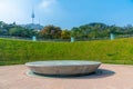 SEOUL, KOREA, OCTOBER 20, 2019: Time capsule at Namsangol Hanok Village at Seoul, Republic of Korea Royalty Free Stock Photo