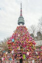 SEOUL - MARCH 28 : Love padlocks at N Seoul Tower.