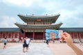 SEOUL, SOUTH KOREA - AUGUST 17: Admission ticket for visit Gyeongbokgung Palace.