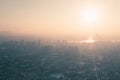 Seoul, South Korea cityscape view in winter Royalty Free Stock Photo